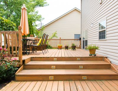Finished Deck with Accessories